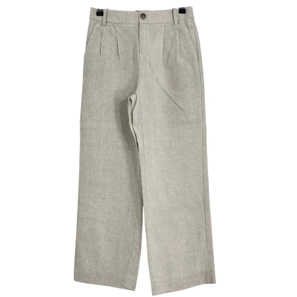 Banana Republic tan linen